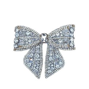 Luxury Bejeweled Hair Bow Rhinestone Embellished Alligator clip for Women and Girls, Gift for her, Gift for women, 1 Hair Bow, Free Size